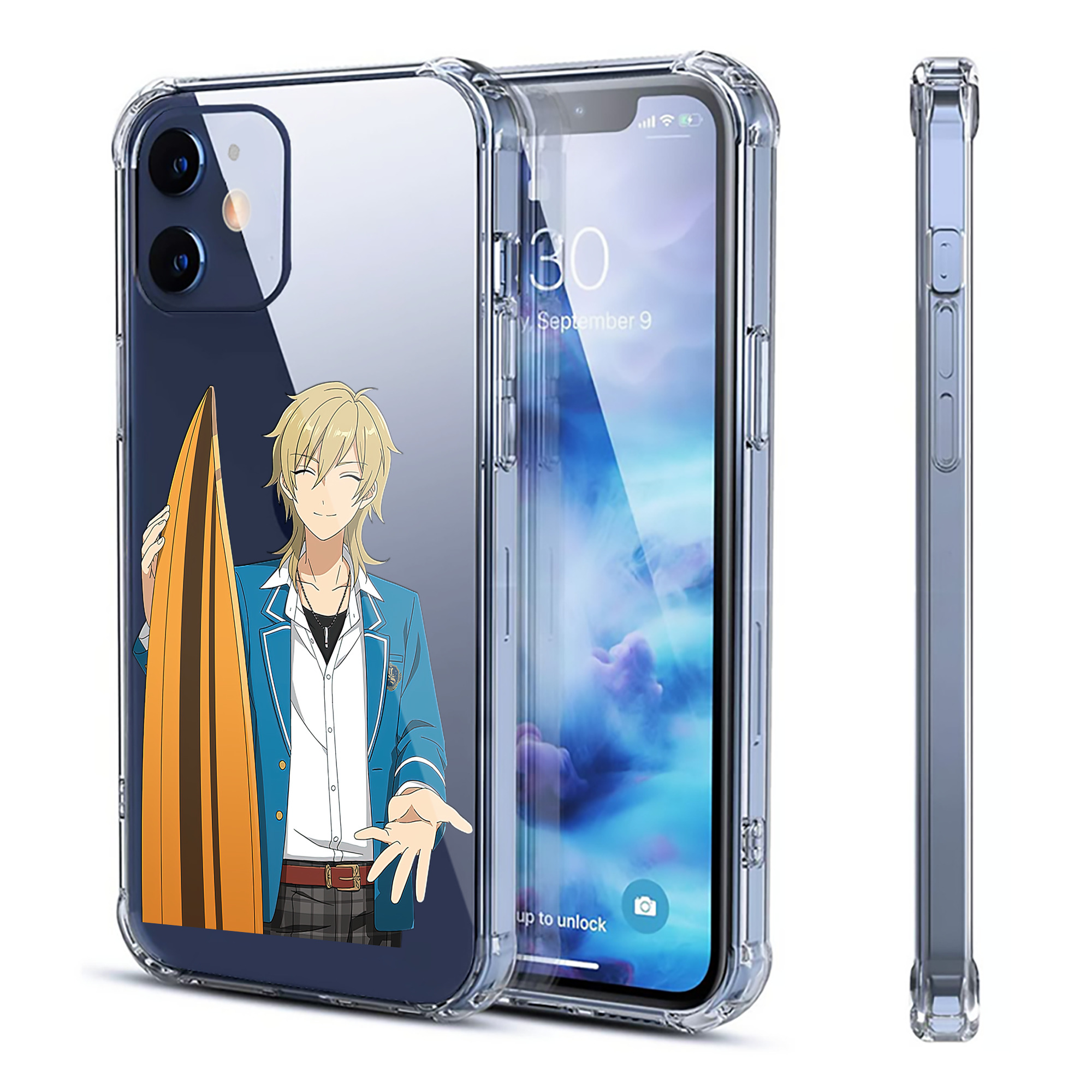 （画像用） あんさんぶるスターズ! Ensemble Stars 【iPhone 12シリーズ対応】透明スマホケース（クリアソフトケース）